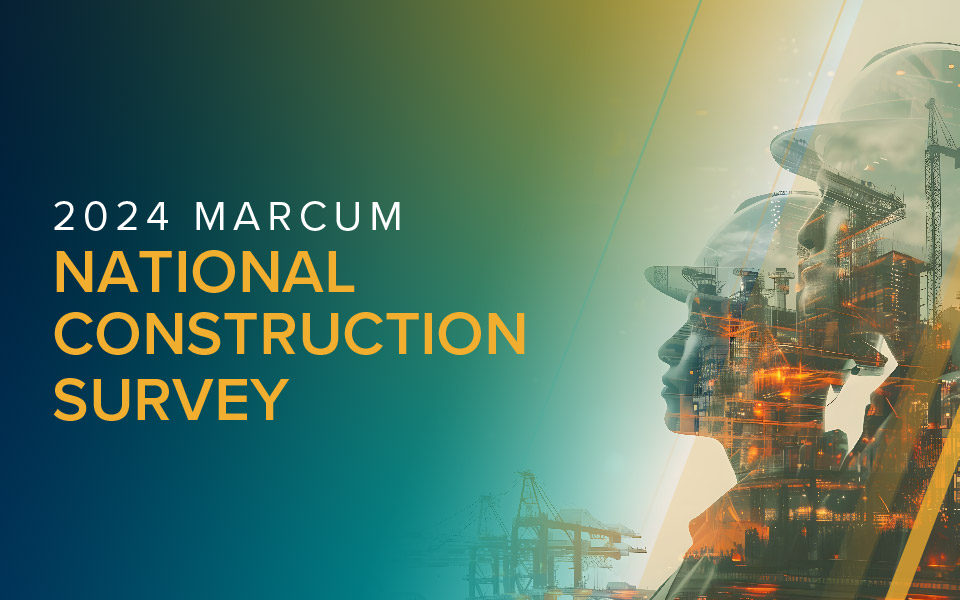 Ground Break Carolina featured the 2024 Marcum National Construction Survey